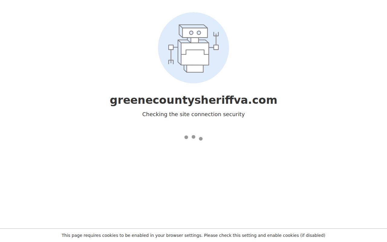 Official Greene County Sheriff's Office homepage and public contact information